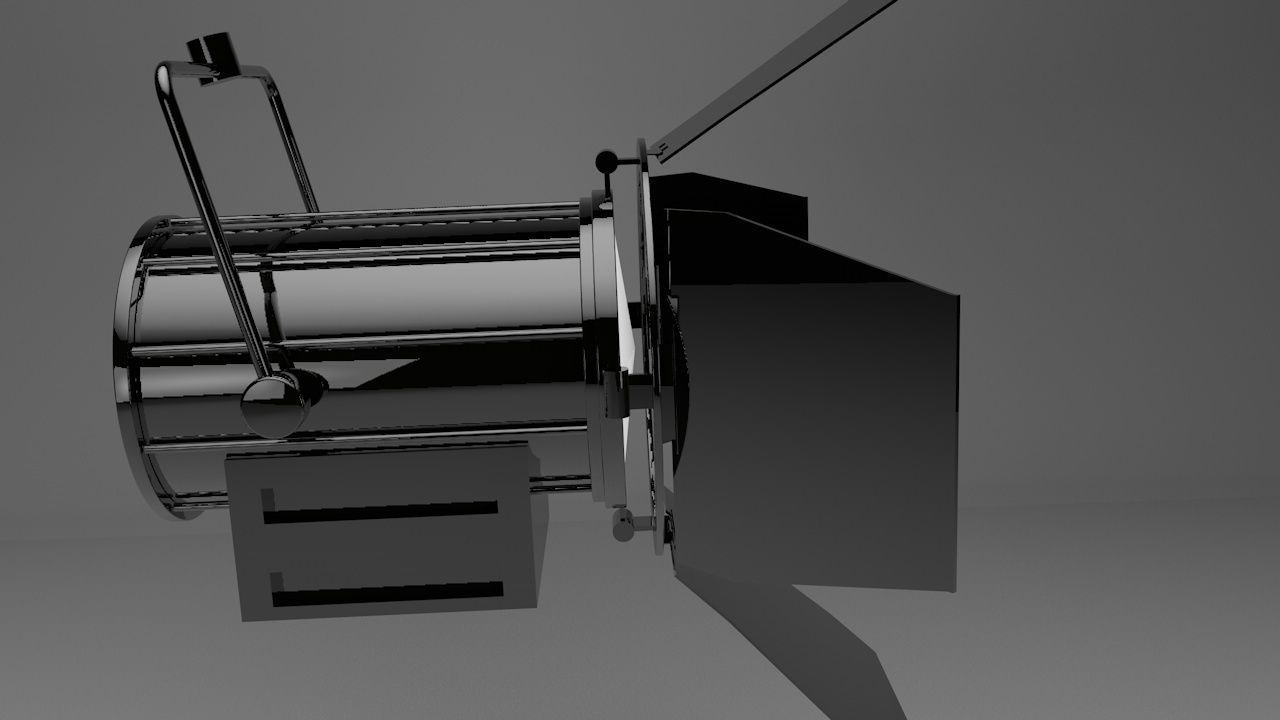 Studio Lamp - studio light 3D model_7