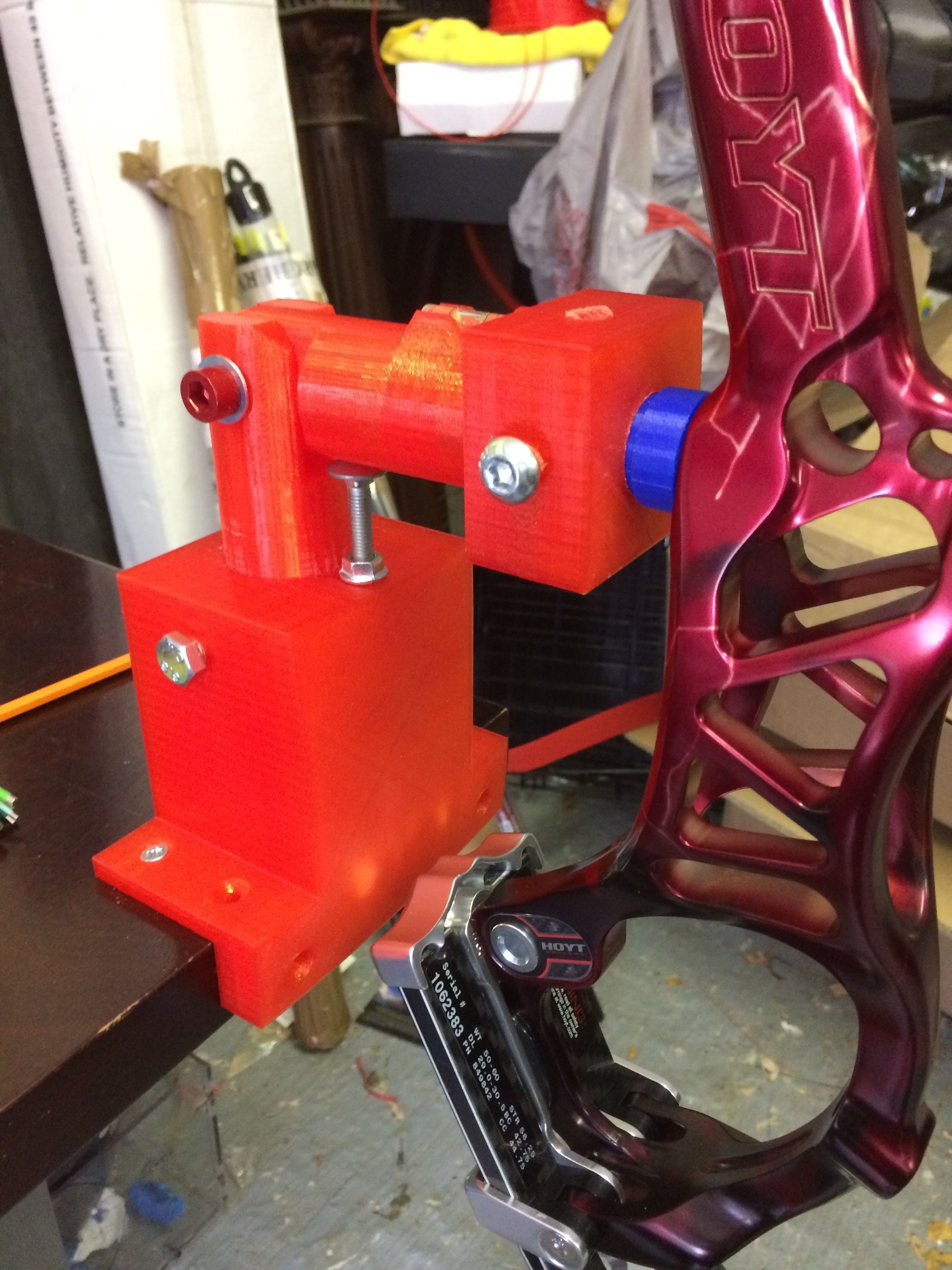 Compound or recurve bow vice 3D model 3D printable CGTrader