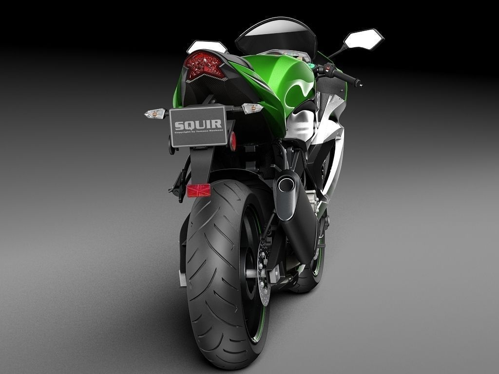 Kawasaki Ninja ZX-6R 2015 3D model | CGTrader