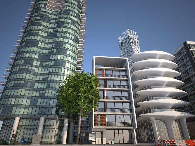 KC Metropolis Low-poly 3D model 6