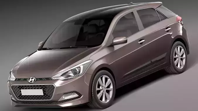 Hyundai i20 2015 3D model