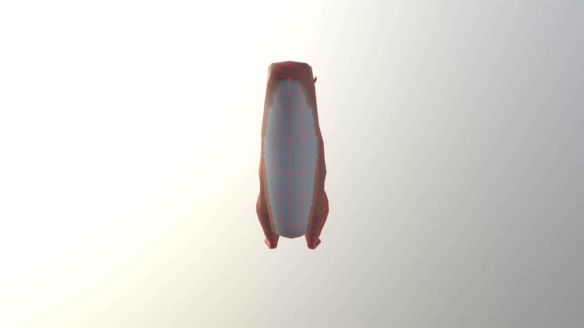 Low-poly Squirrel Low-poly 3D model_7