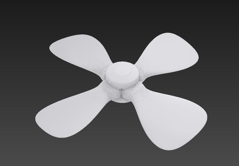 Fan propeller 3D model_2