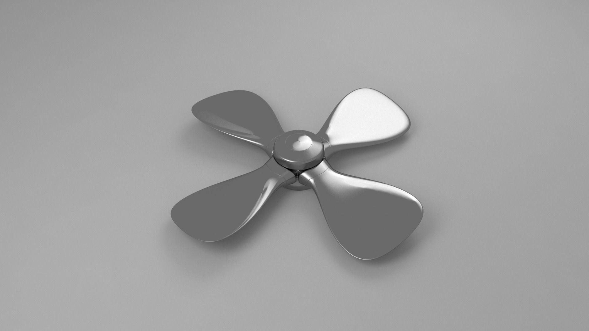 Fan propeller 3D model_1