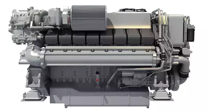 Yacht Engine - 3D Models 3D model