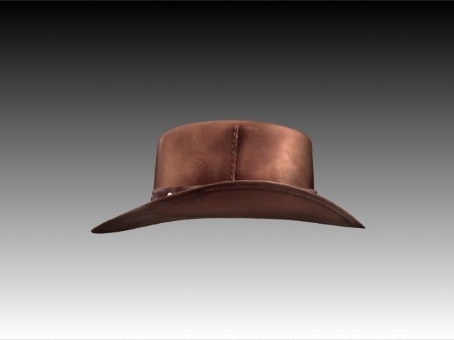 3D model Django Hat VR / AR / low-poly | CGTrader