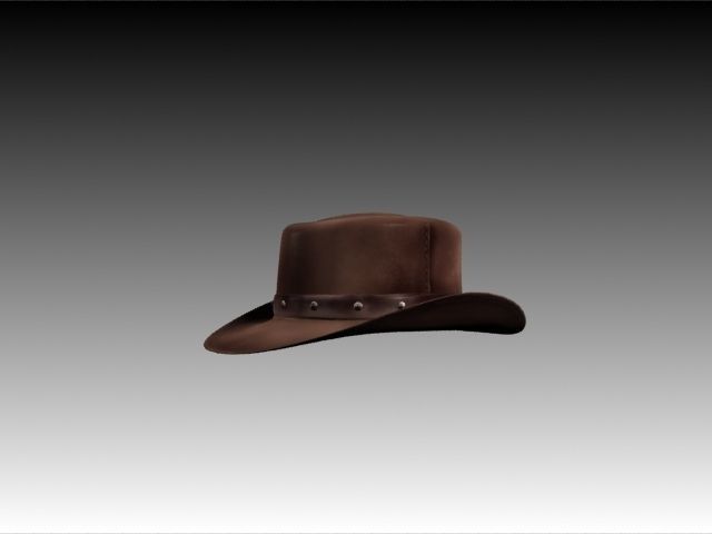 3D model Django Hat VR / AR / low-poly | CGTrader