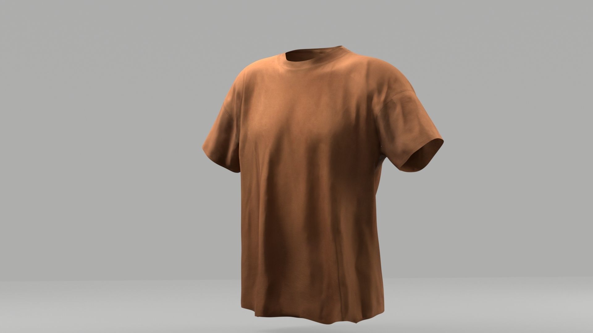 T-shirt 3D model low poly t - shirt Low-poly 3D model_1