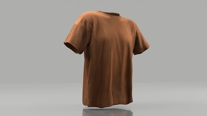 T-shirt 3D model low poly t - shirt Low-poly 3D model