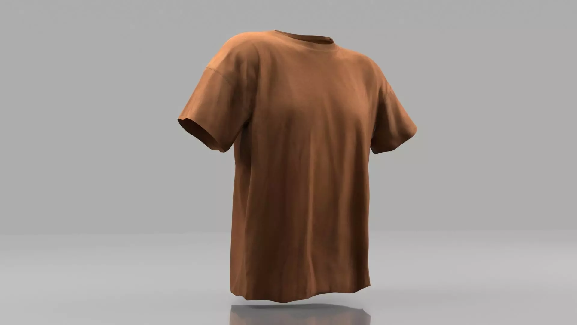 T-shirt 3D model low poly t - shirt Low-poly 3D model_0