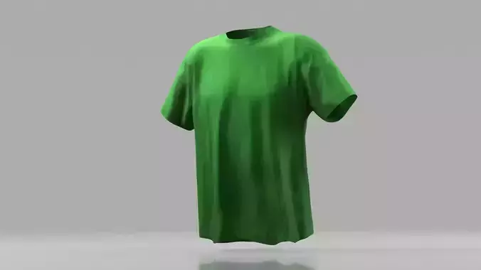 T-shirt 3D model low poly t - shirt