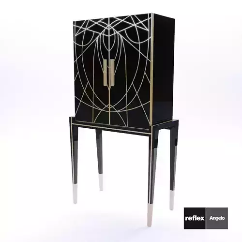 Bar cabinet Belle Epoque from Reflex Angelo 3D model