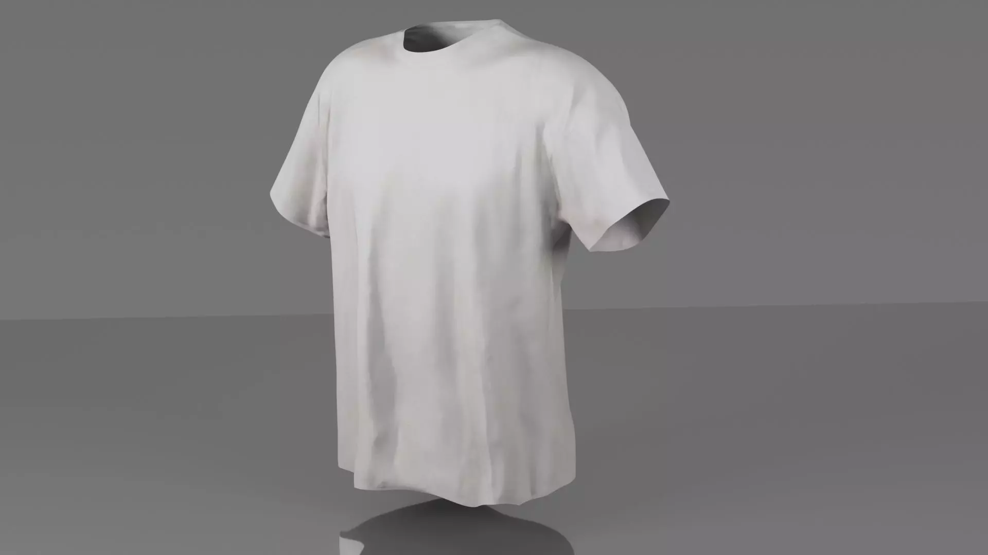 T-shirt 3D model low poly shirt Low-poly 3D model