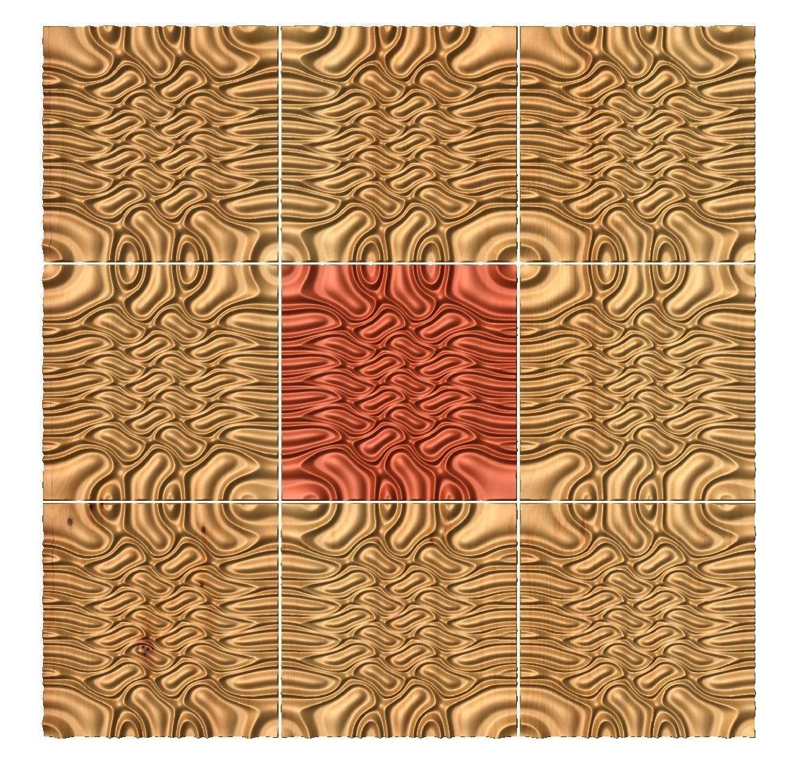 Tileable 3D relief SB11 3D model_5