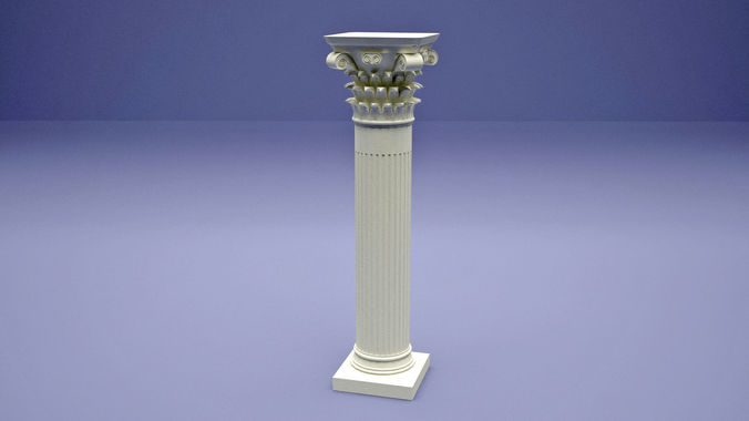ancient column  3D print model