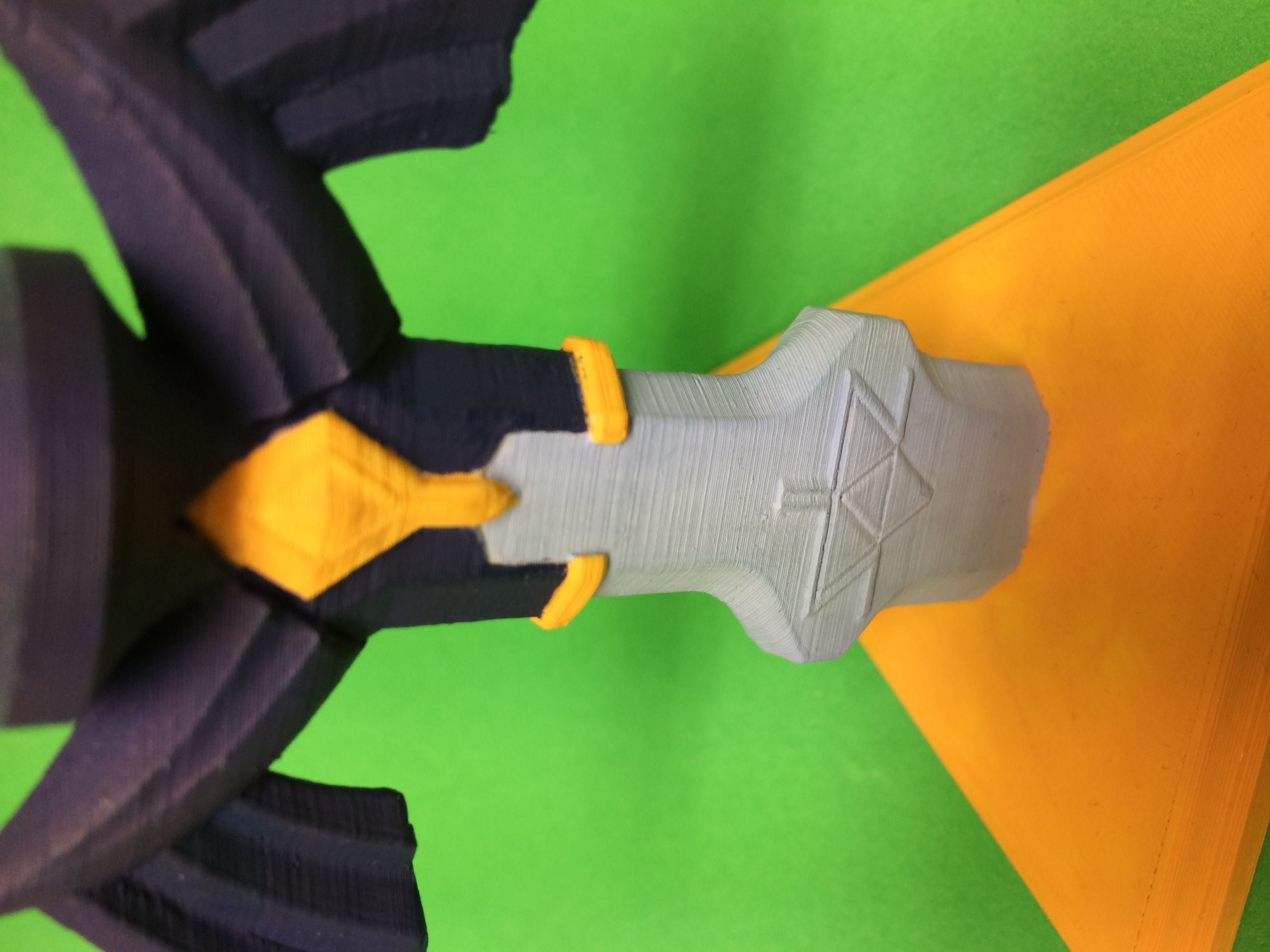 Master Sword Miniature 3D print model_3