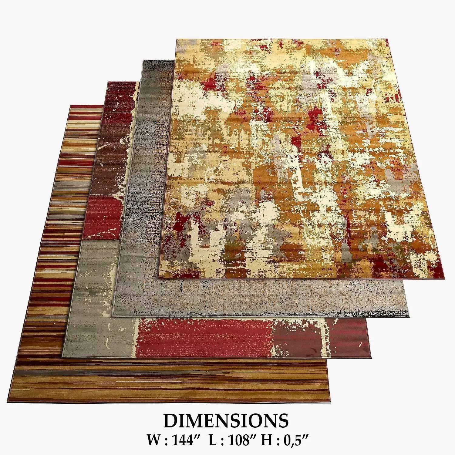 Area Rugs 6 3D model_0