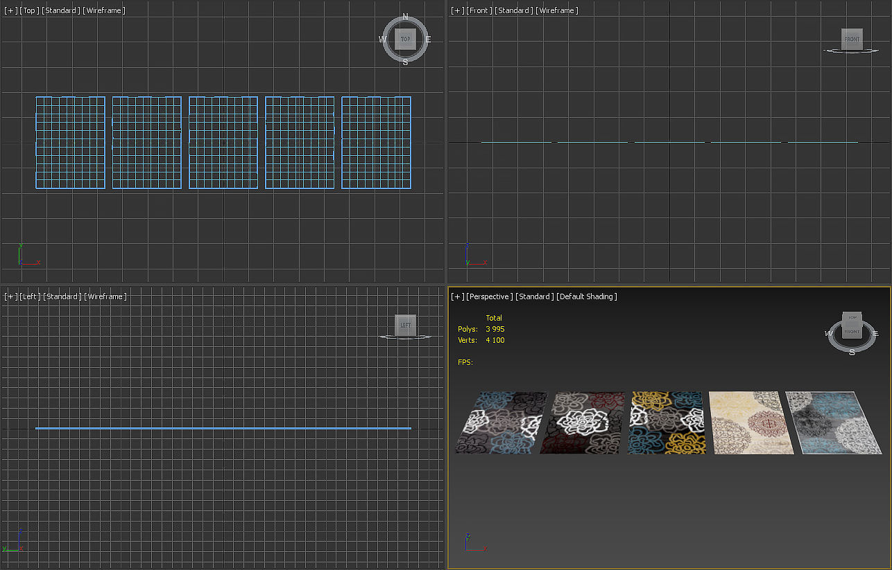 Area Rugs 7 Free 3D model_7
