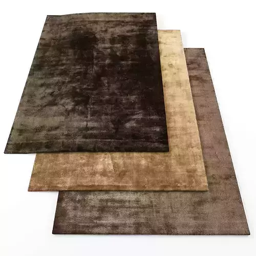 Katherine Carnaby Chrome Rugs2 Low-poly 3D model