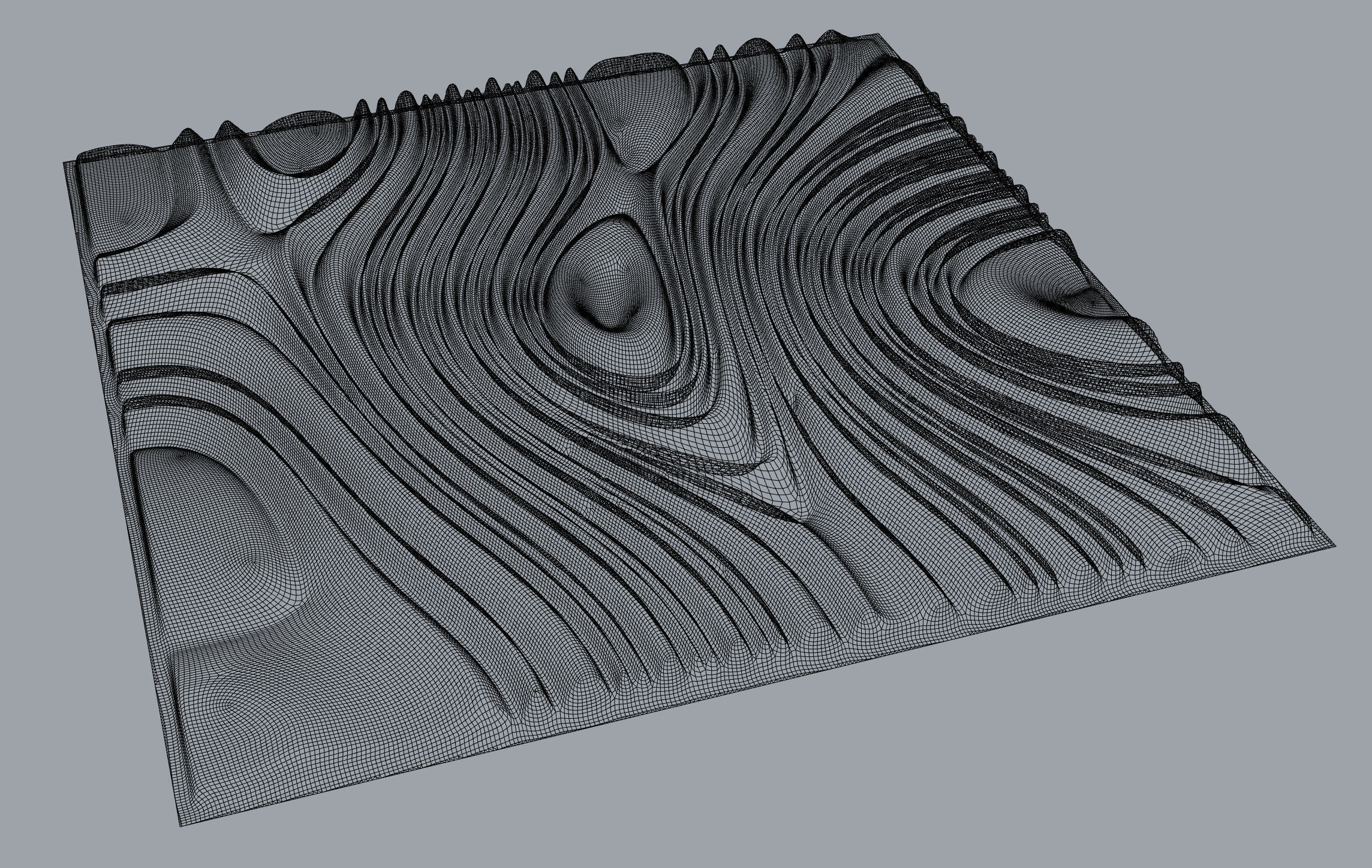 Tileable 3D Relief SB20 for CNC 3D print model_9