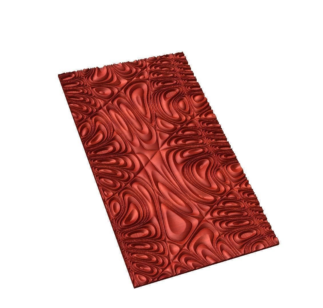Tileable 3D Relief SB ART3 for CNC 3D print model_2