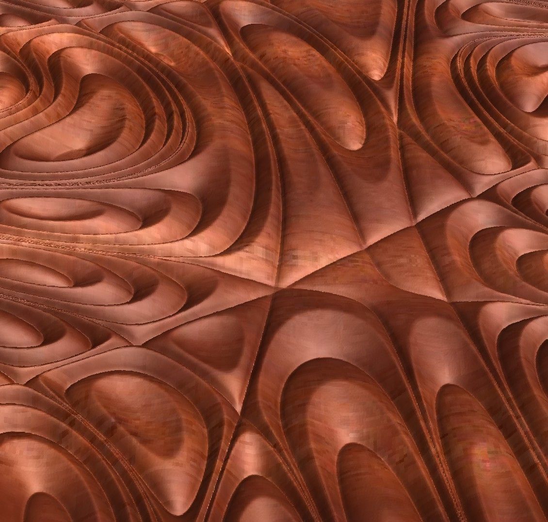 Tileable 3D Relief SB ART3 for CNC 3D print model_5