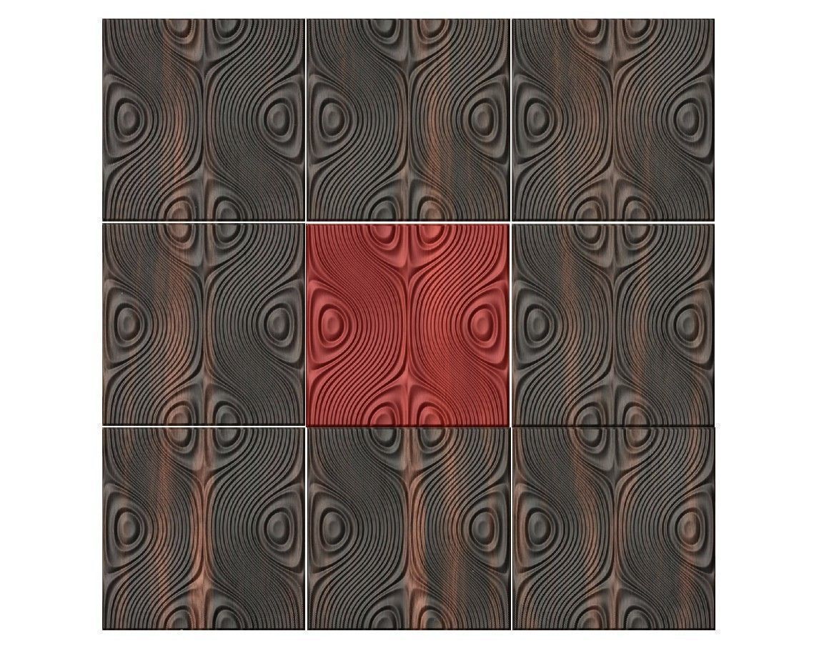 Tileable 3D Relief SB ART31 for CNC 3D print model_2