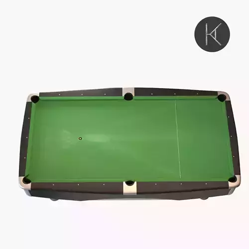Brunswick Metro Pool Table Low-poly 3D model