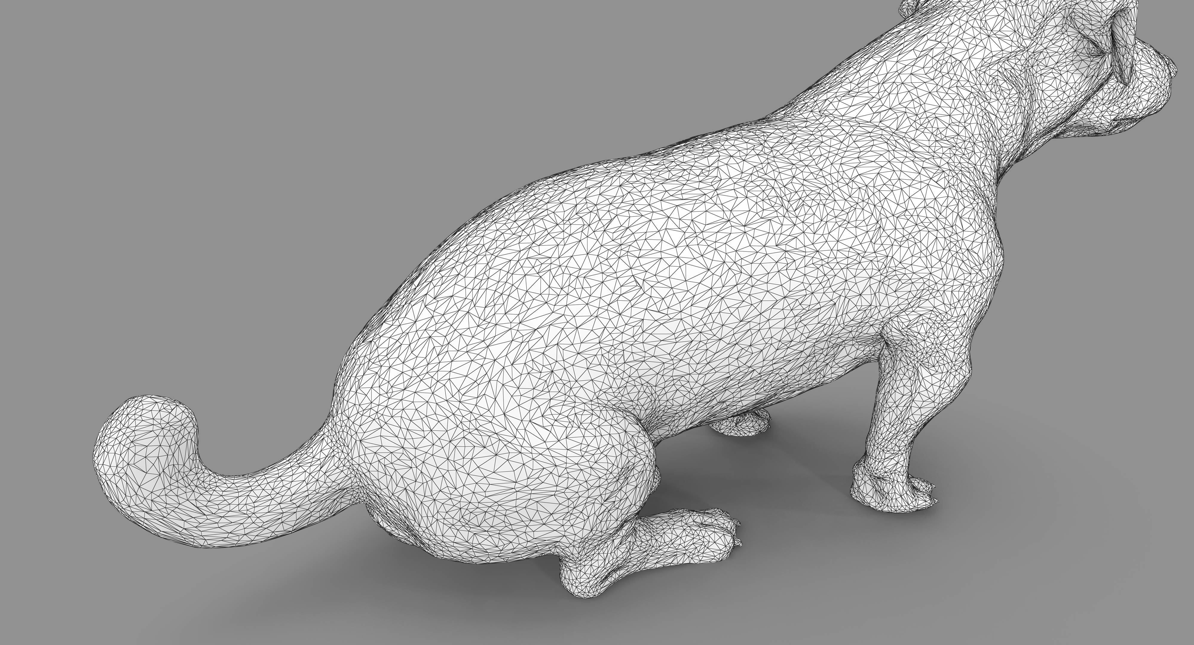 Dog Collection x4 3D model_25