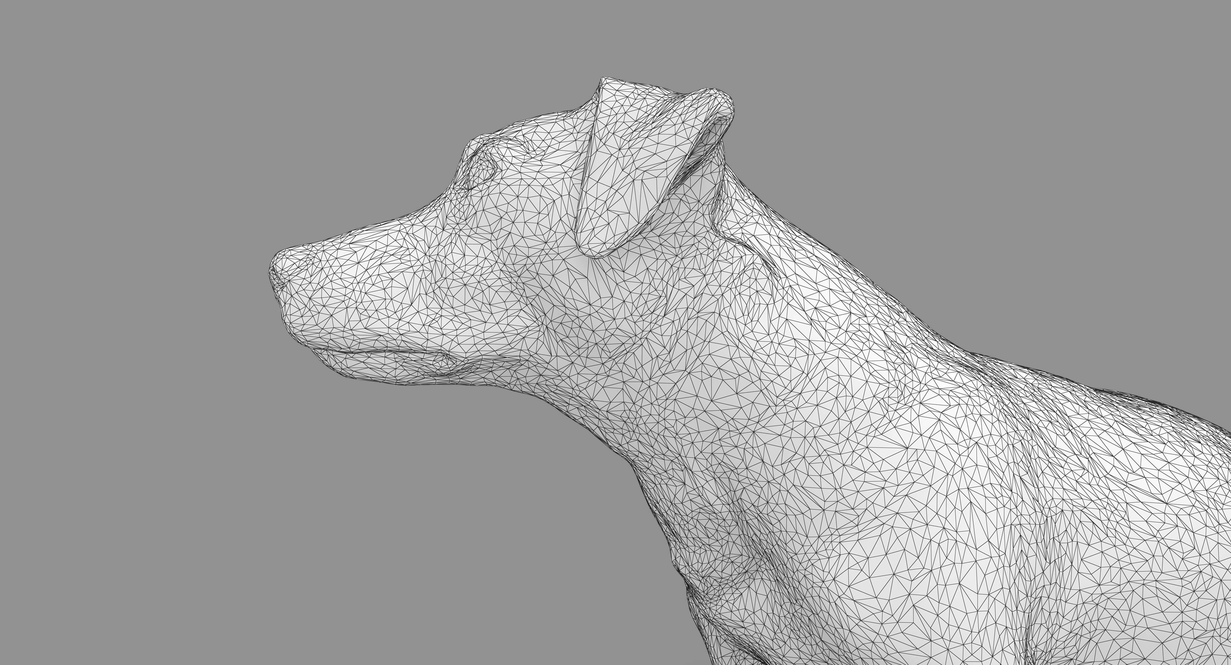 Dog Collection x4 3D model_23