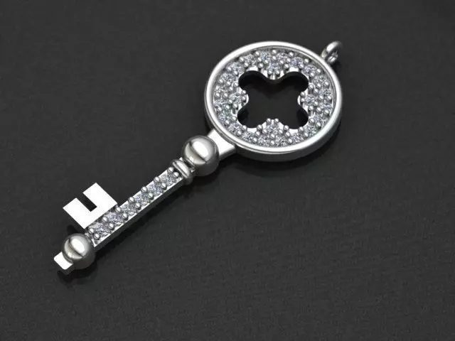 Key Necklace Free 3D print model