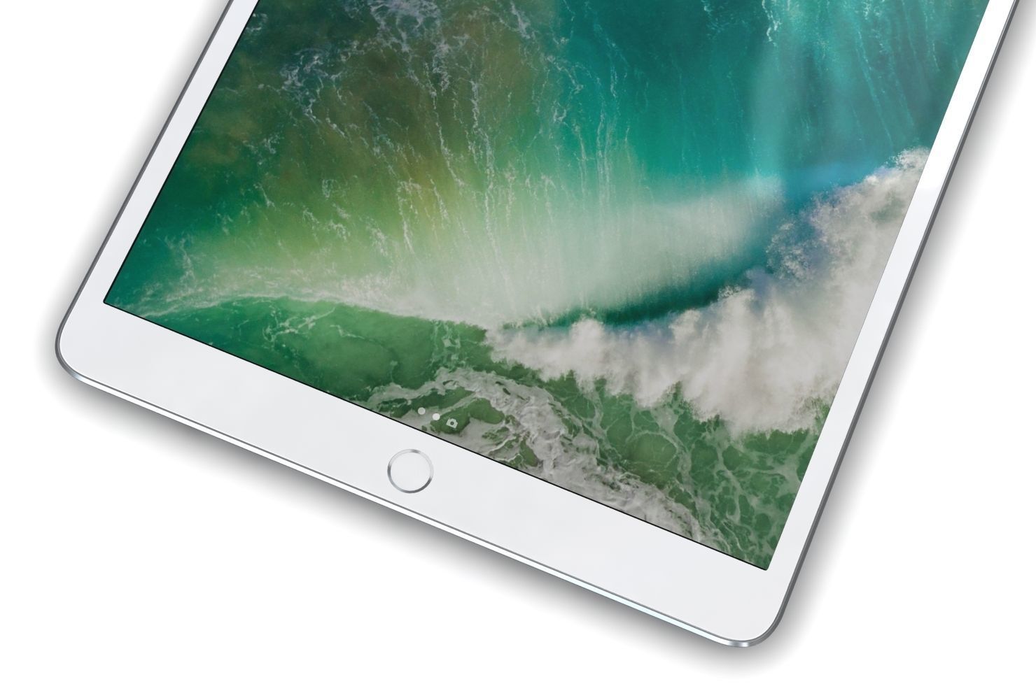 iPad Pro 10-5 2017 Silver with Pencil Low-poly 3D model_8