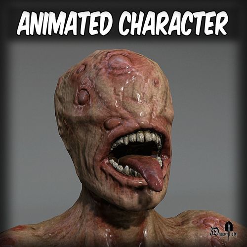 Mutant Hunter Low-poly 3D model