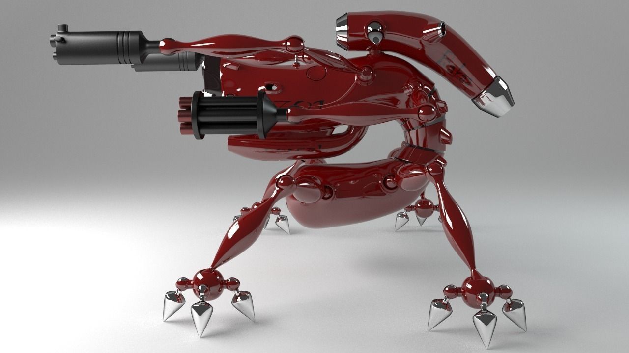 Fighting Robot 3D model_4