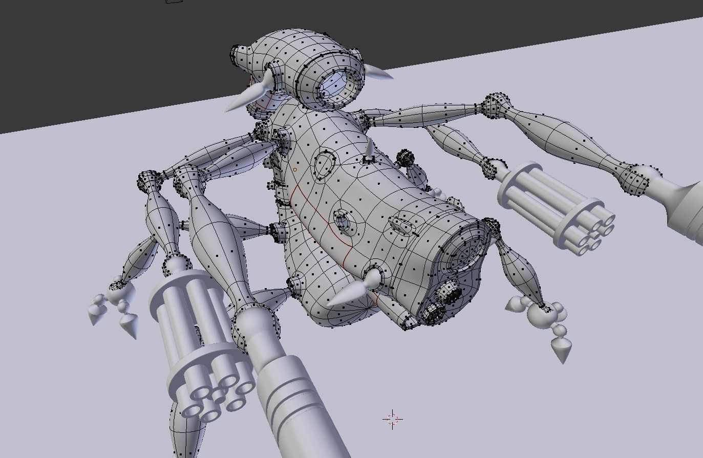 Fighting Robot 3D model_2