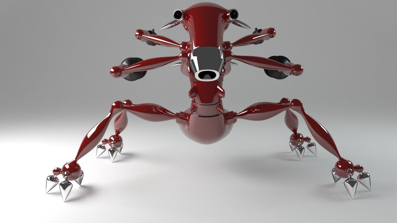 Fighting Robot 3D model_6