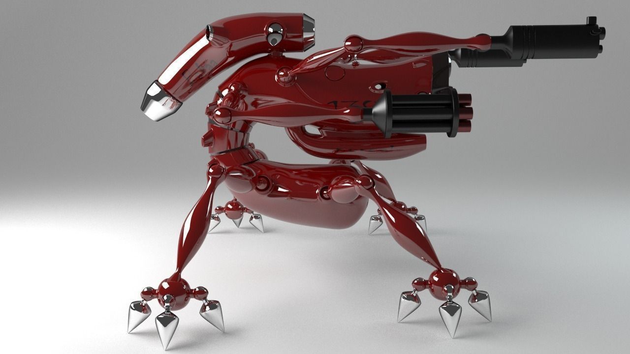 Fighting Robot 3D model_0