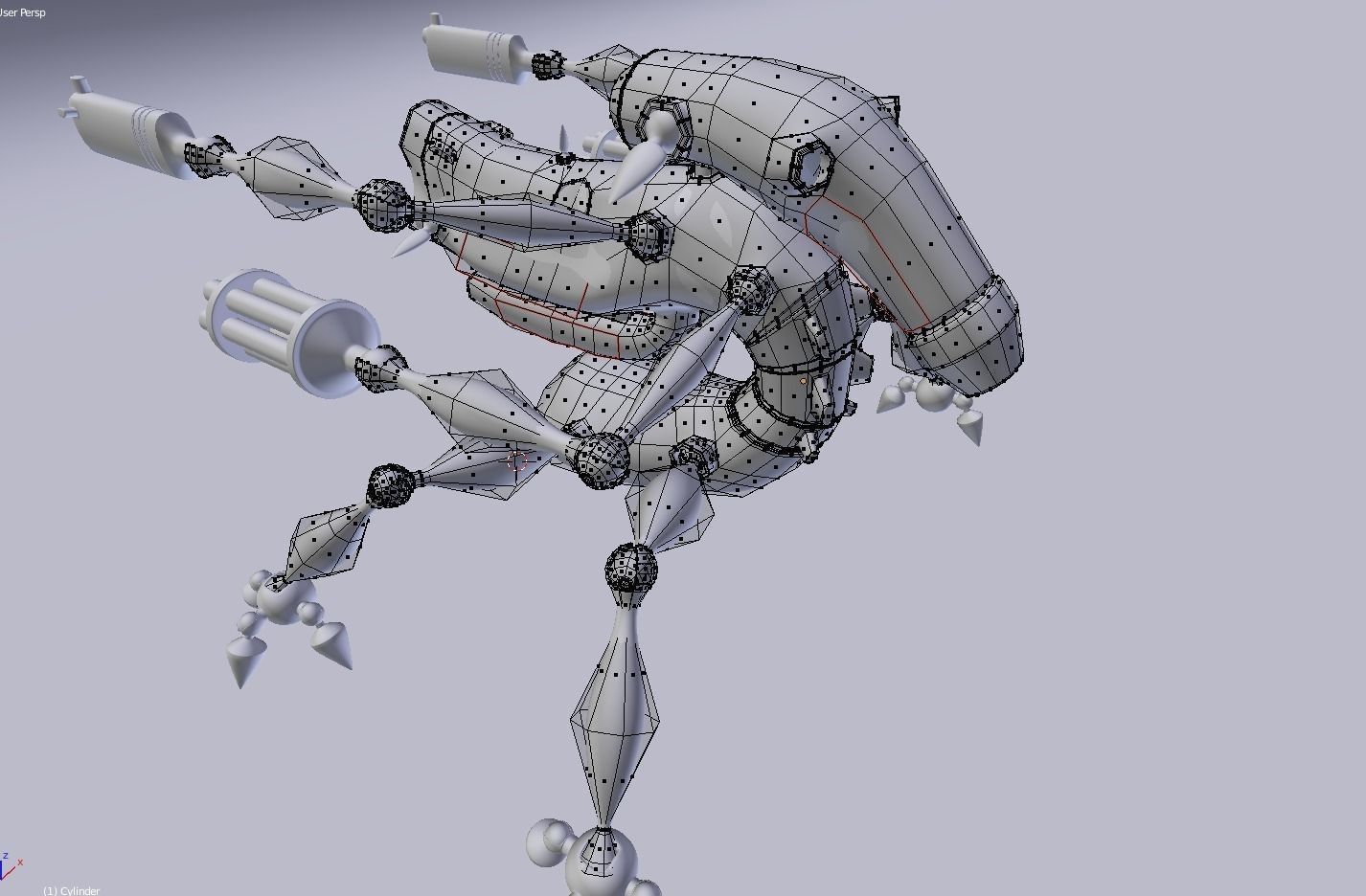 Fighting Robot 3D model_3