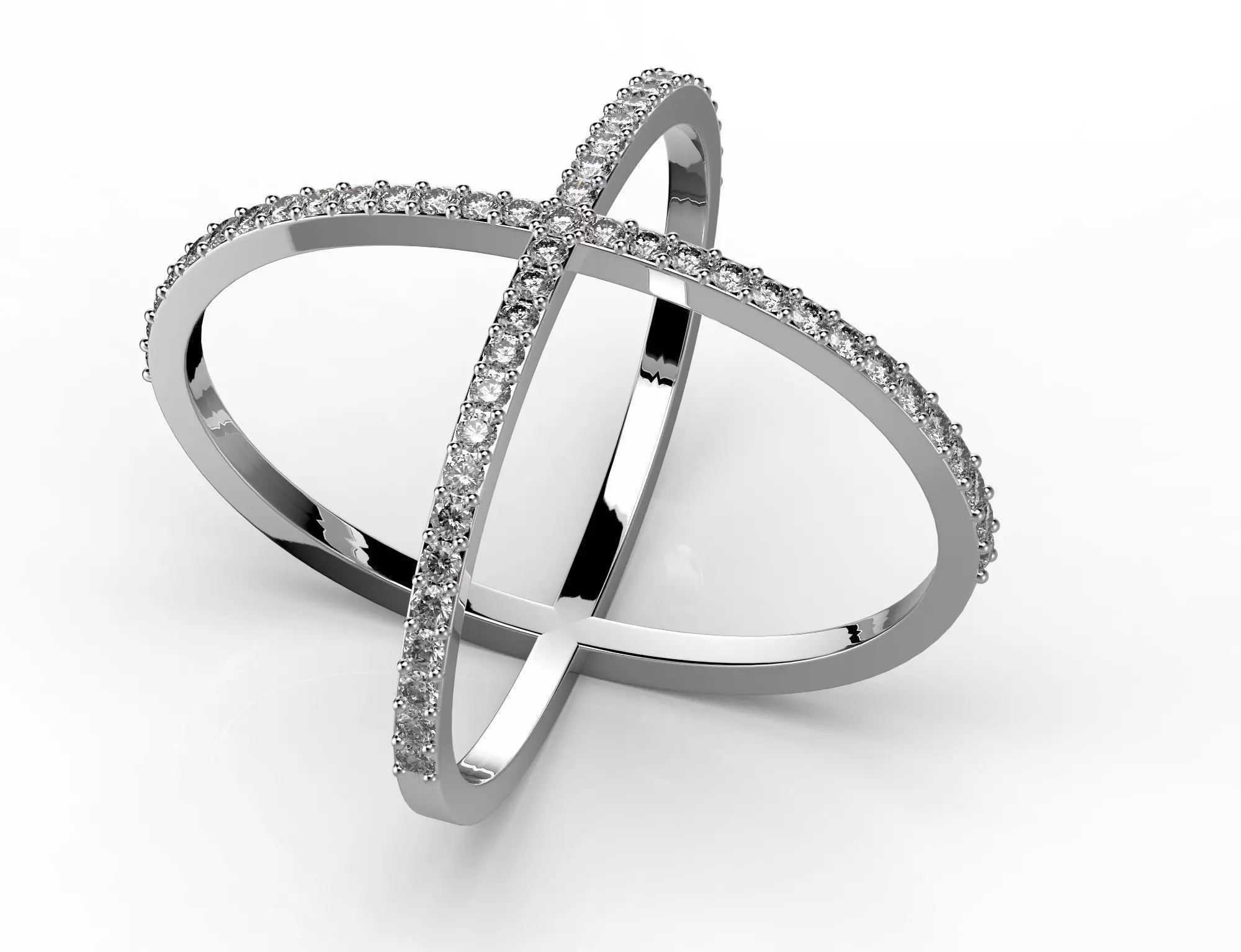 180124 R NeoClassic Cross Ring  3D print model_0
