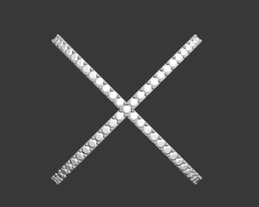 180124 R NeoClassic Cross Ring  3D print model_4