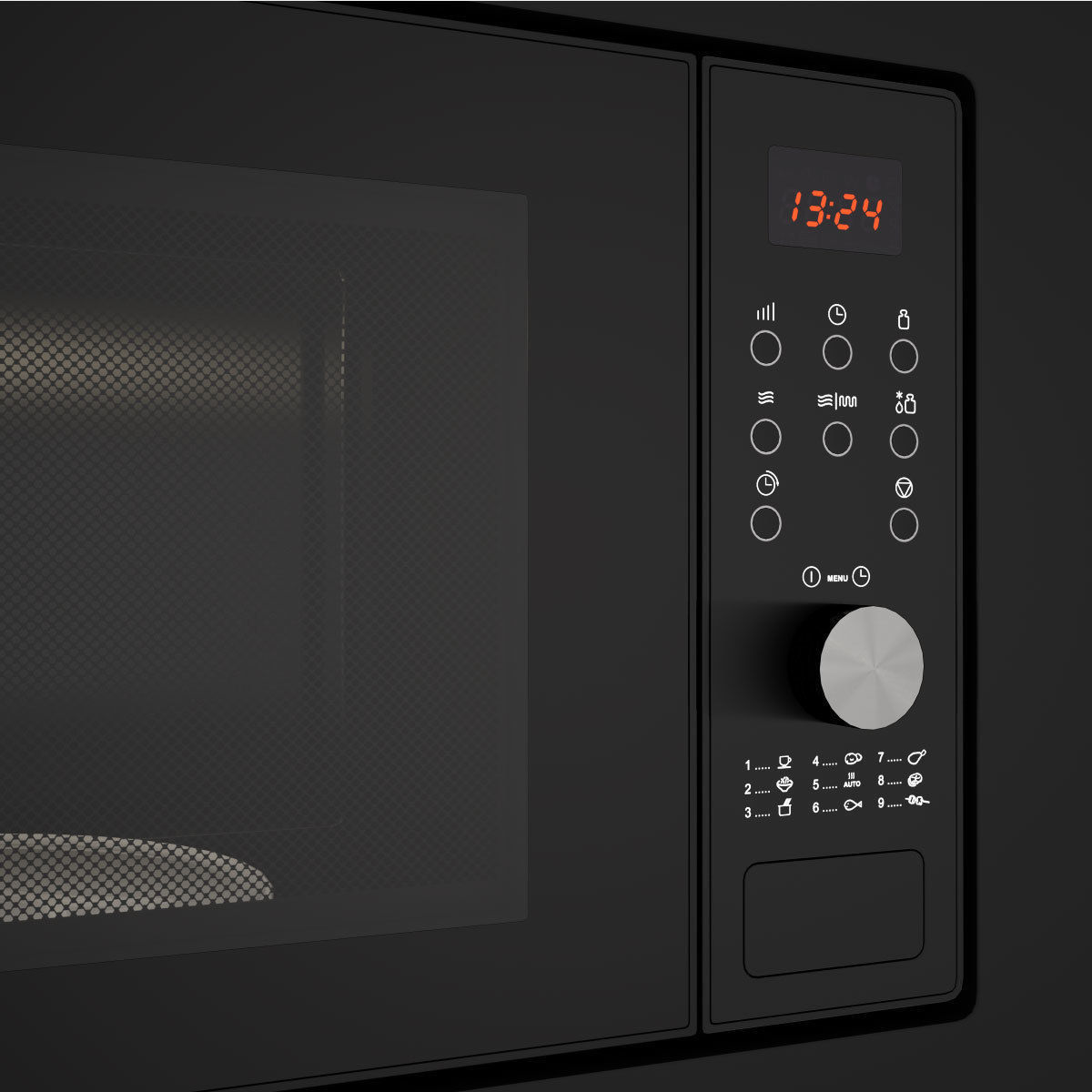 Amica AMGB20E2GB Microwave 3D model_4