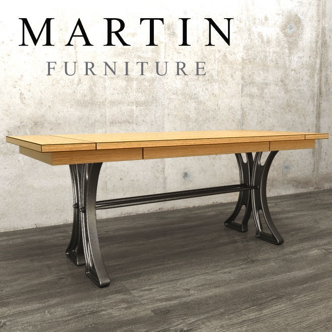 Writing desk Martin furniture 3D model_1