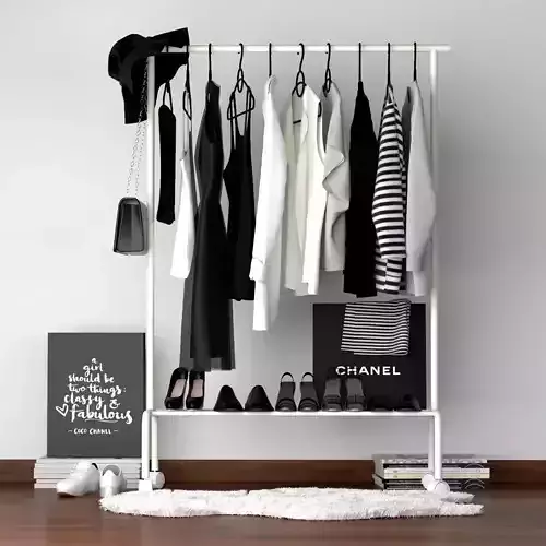 Set of clothes 1 3D model