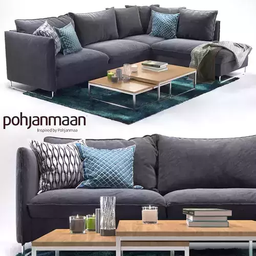Flipper sofa  3D model