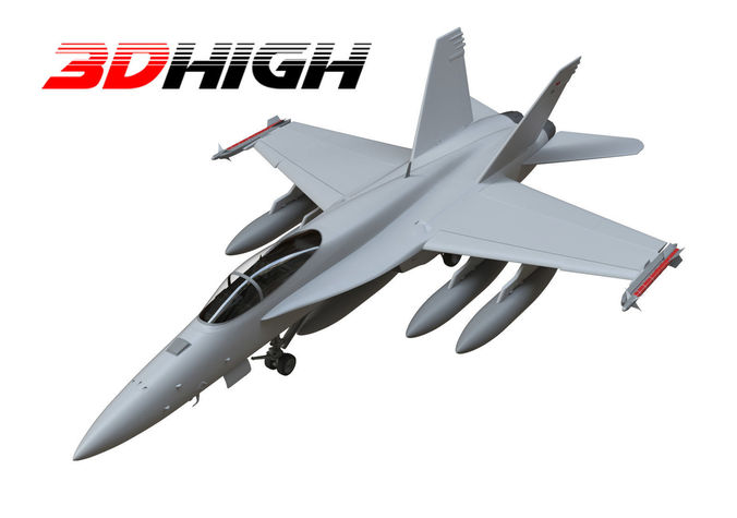 F18 airforce 3D model