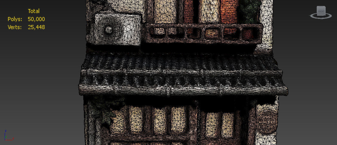 - Japanese House Facade - Low-poly 3D model_8