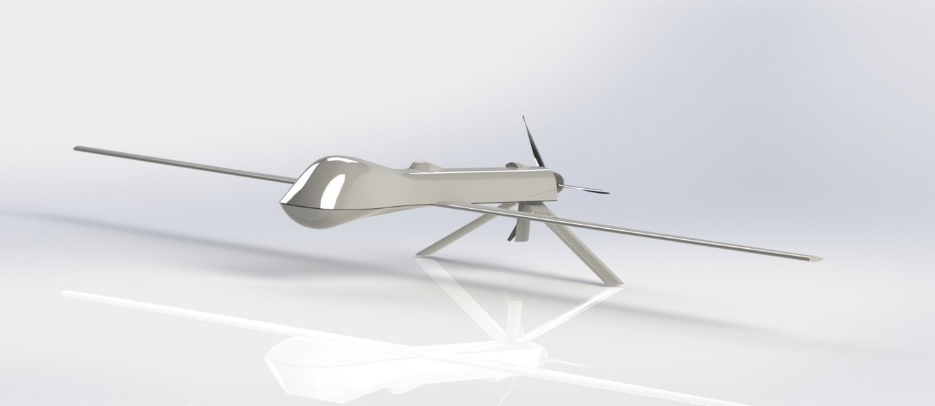 General Atomics MQ-1 Predator Free 3D print model_0
