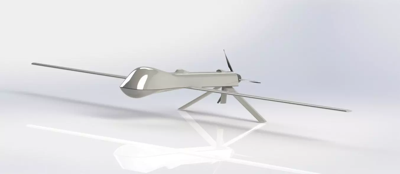 General Atomics MQ-1 Predator Free 3D print model