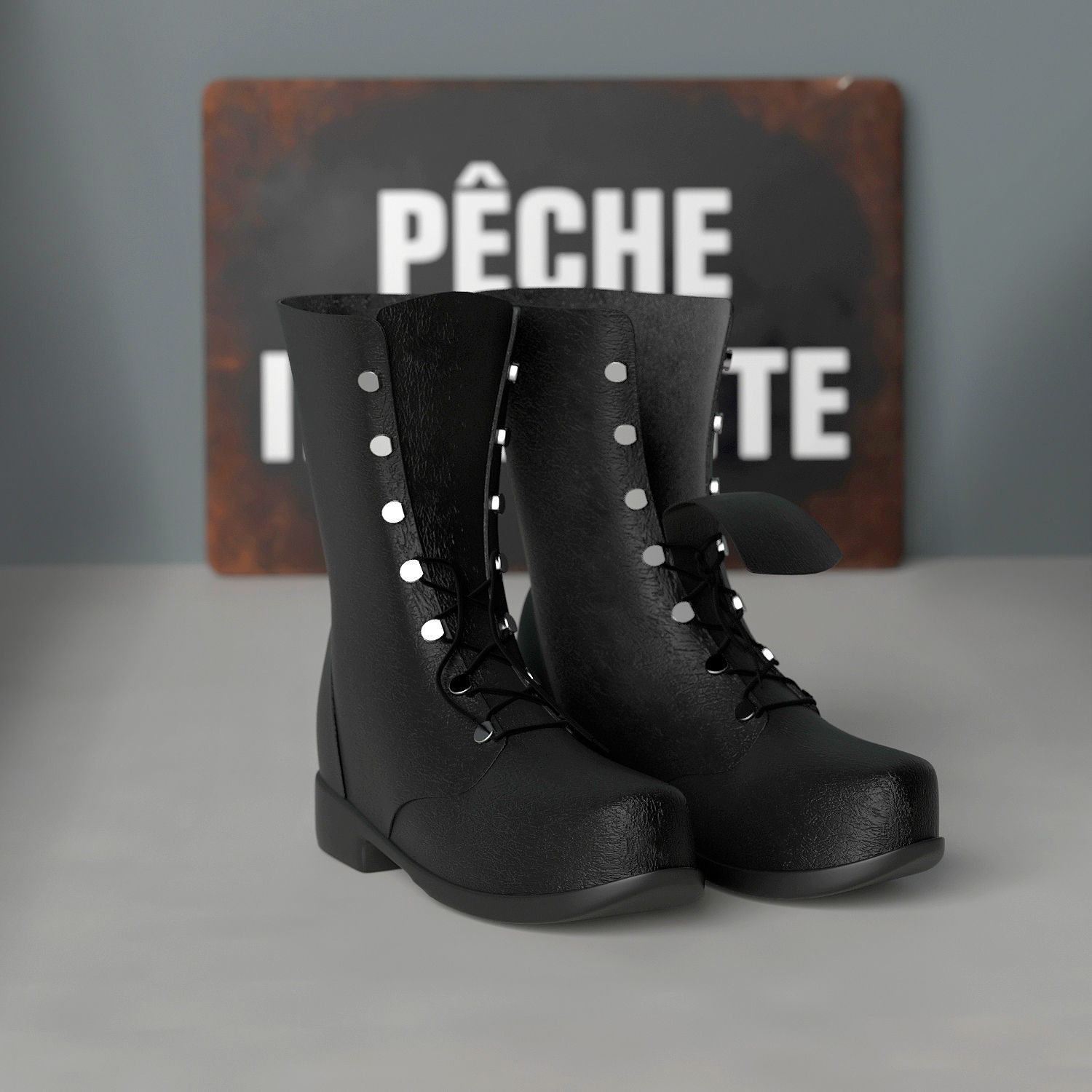 Set of clothes 2 3D model_1