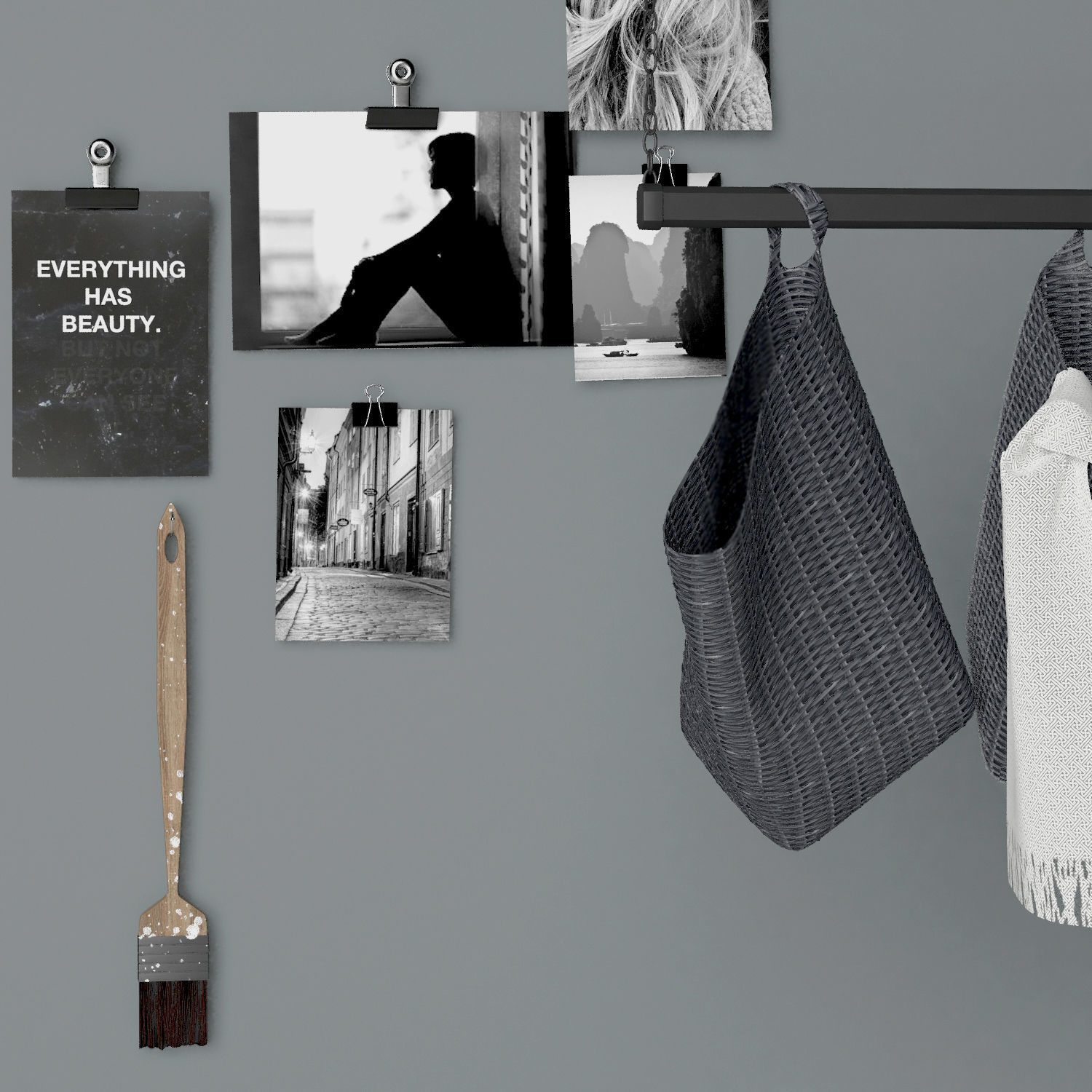 Set of clothes 2 3D model_2